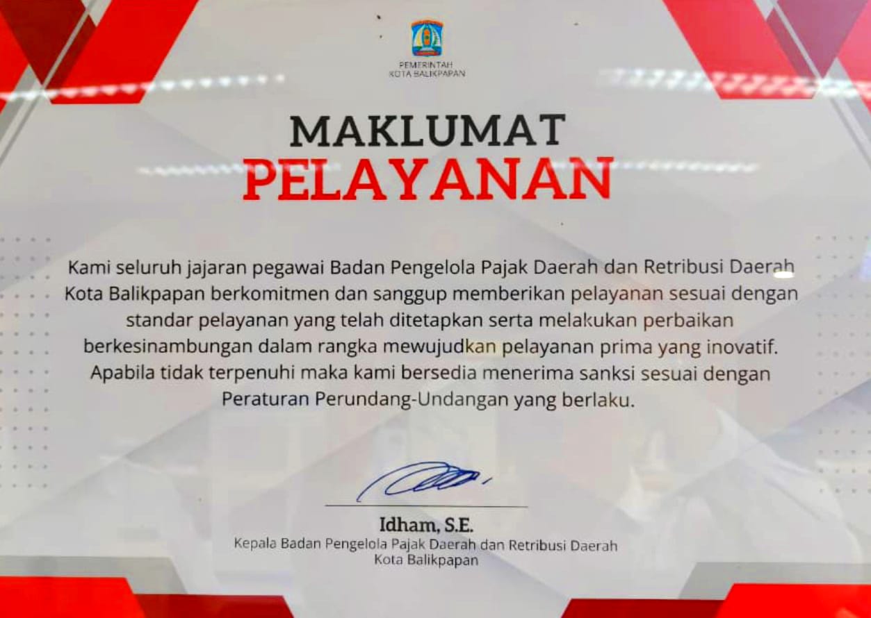 Maklumat Pelayanan